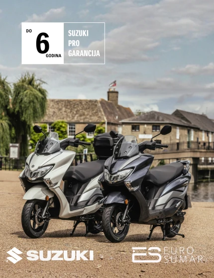 Suzuki Burgman 125 - mala potrošnja, tiho pokretanje i posebna cena za modele sa lagera