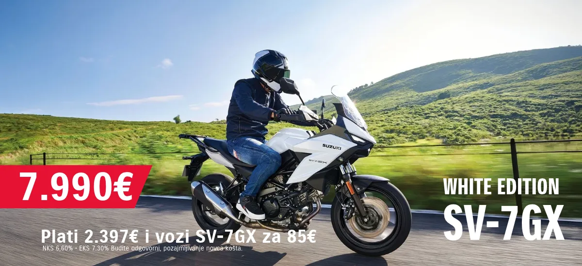 Suzuki SV-7GX White Edition